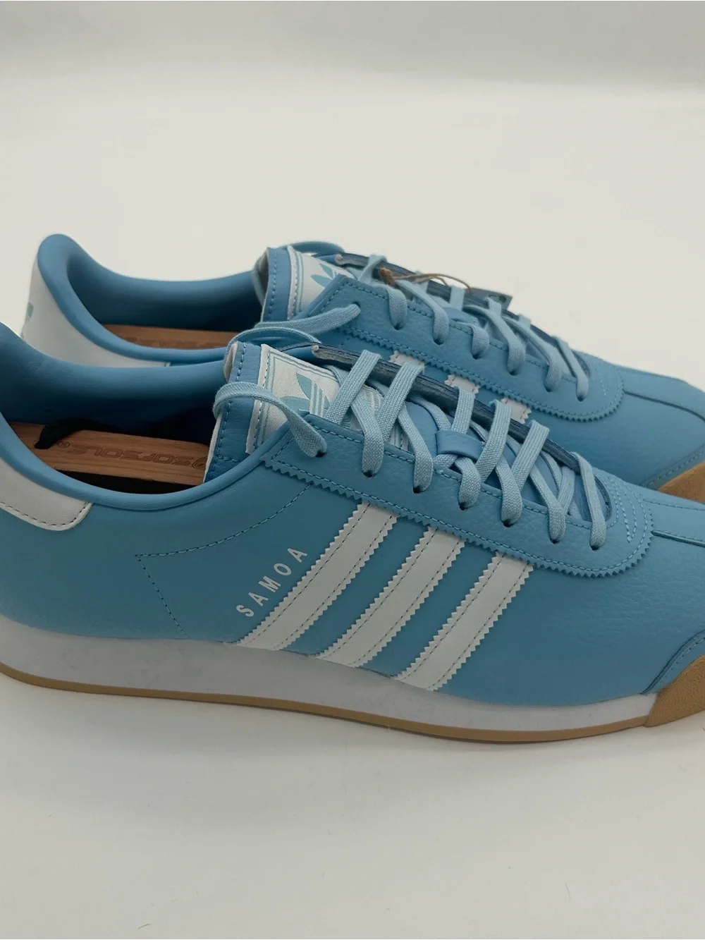 Adidas Samoa Sneakers - Light Blue & White